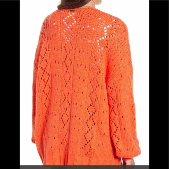BILLABONG BLISSED OUT ORANGE CARDIGAN NWT - Picture 13 of 15